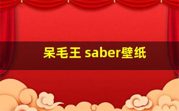 呆毛王 saber壁纸